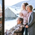 women hugging each other